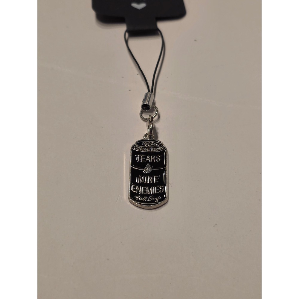 Tears of My Enemies Soda Can Phone Charm Keychain Handmade